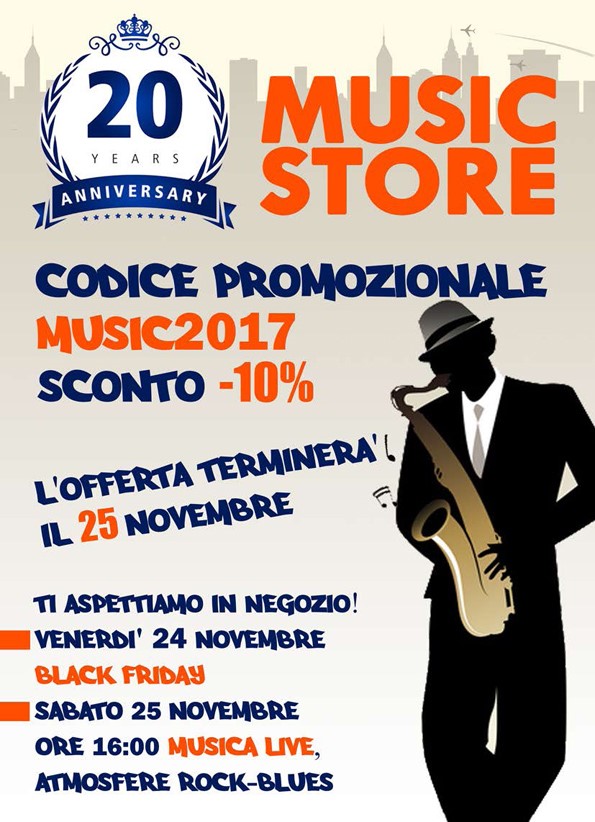 MUSIC STORE – 20 YEARS ANNIVERSARY