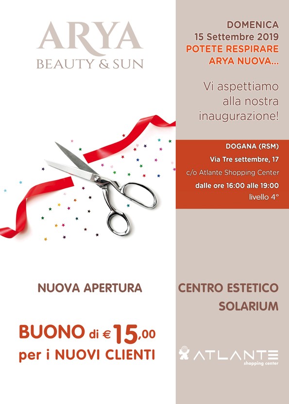 INAUGURAZIONE ARYA BEAUTY & SUN