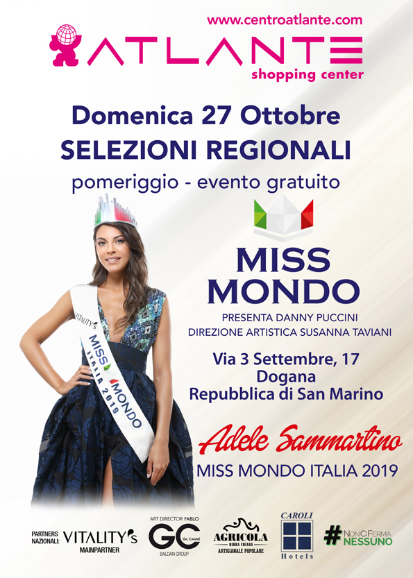 MISS MONDO: SELEZIONI REGIONALI