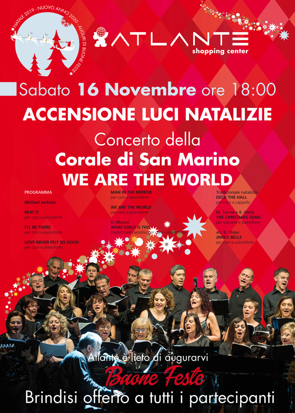 CONCERTO CORALE SAN MARINO E ACCENSIONE LUCI NATALIZIE