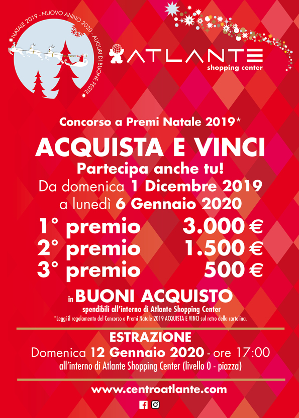 CONCORSO A PREMI NATALE 2019