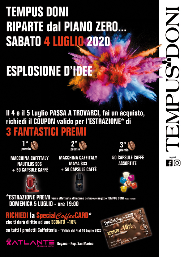 TEMPUS DONI RIPARTE DAL PIANO ZERO….