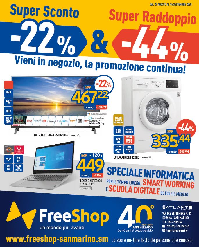 OFFERTE FREE SHOP