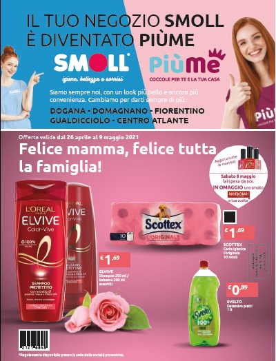 OFFERTE SMOLL PIU’ME