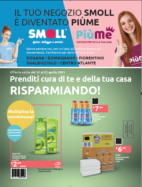 OFFERTE SMOLL PIU’ME