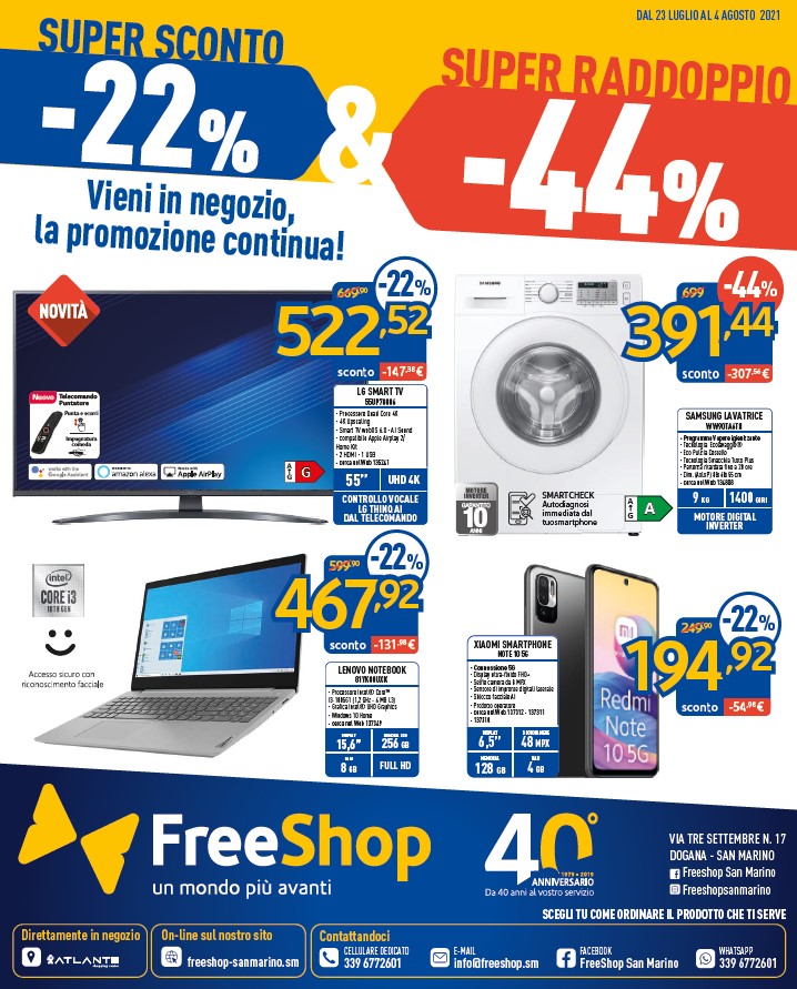 OFFERTE FREE SHOP