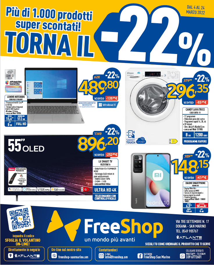 OFFERTE FREE SHOP