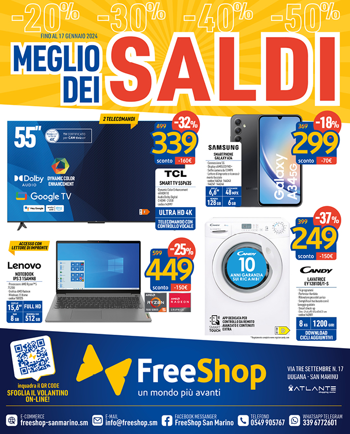 OFFERTE FREE SHOP FINO AL 17 GENNAIO