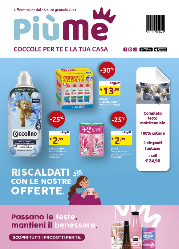 OFFERTE PIU’ME DAL 15 AL 28 GENNAIO